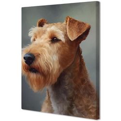 Lakeland Terrier Dog Canvas Wall Art