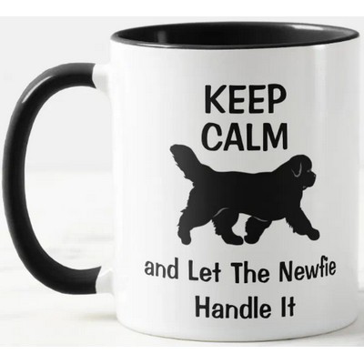 Funny Keep Calm Newfoundland Dog Mug