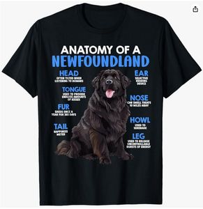 Anatomy Of A Newfoundland Dogs Owners T-Shirt