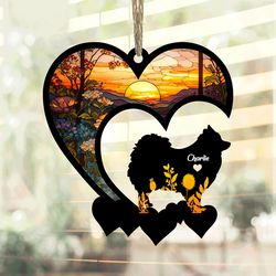 Pomeranian Memorial Suncatcher
