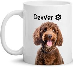 Personalized Poodle Dog Coffee Mug