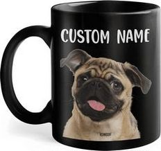 Personalized Pug Coffee Mug