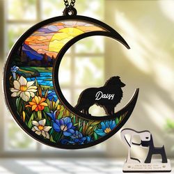 Shetland Sheepdogs Dog Memorial Suncatcher