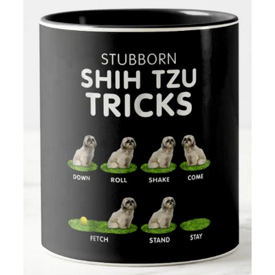 Shih Tzu Lover | Funny Shih Tzu Trick Dog Love Two-Tone Coffee Mug