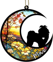 Personalized Shih Tzu Memorial Suncatcher