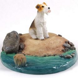 Wirehaired Fox Terrier Figurine