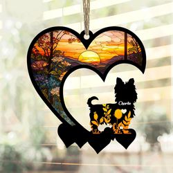 Yorkshire Terrier Suncatcher