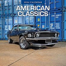 American Classic Cars 2026 Wall Calendar