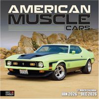 American Muscle Cars 2026 Wall Calendar