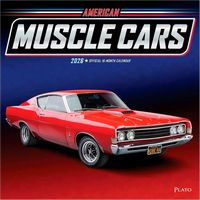 American Muscle Cars 2026 Wall Calendar