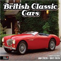 British Classic Cars 2026 Wall Calendar