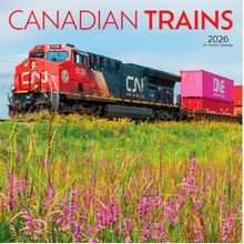Canadian Trains 2026 Wall Calendar