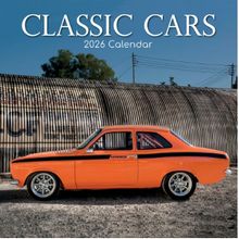Classic Cars 2026 Wall Calendar