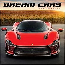 Dream Cars 2026 Wall Calendar