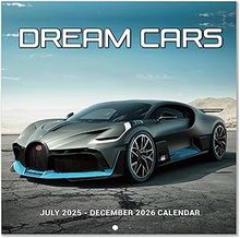Dream Cars 2026 Wall Calendar