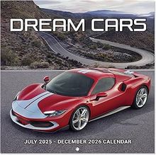 Dream Cars 2026 Wall Calendar