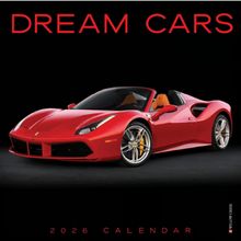 Dream Cars 2026 Wall Calendar