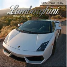 Lamborghini 2026 Wall Calendar