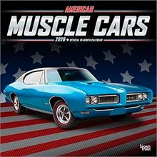 Muscle Cars 2026 Wall Calendar