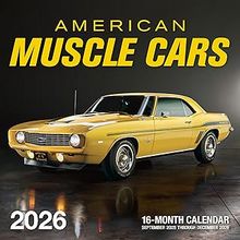 American Muscle Cars 2026 Wall Calendar