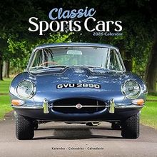 Classic Sports Cars 2026 Wall Calendar