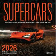Supercars 2026 Wall Calendar