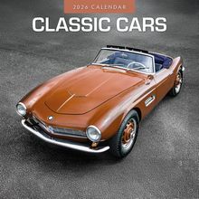 Classic Cars 2026 Wall Calendar