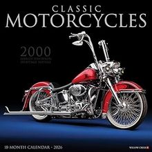 Classic Motorcycles 2026 Calendar