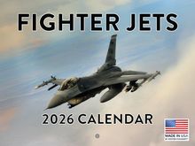 Fighter Jets 2026 Wall Calendar