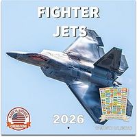 Fighter Jets 2026 Wall Calendar