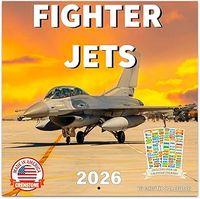 Fighter Jets 2026 Wall Calendar