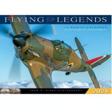 Flying Legends 2026 Wall Calendar