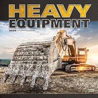 Heavy Equipment 2026 Wall Calendar