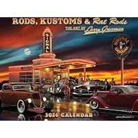 Hot Rods 2026 Wall Calendar