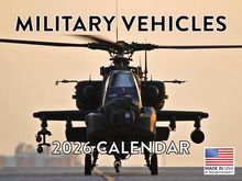 Military Vehicles 2026 Wall Calendar