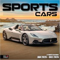 Sports Cars 2026 Wall Calendar