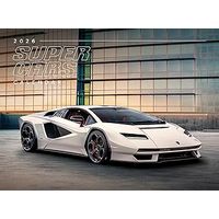 Super Cars 2026 Wall Calendar