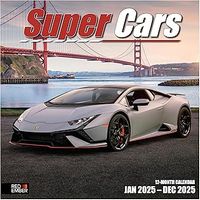 Super Cars 2026 Wall Calendar
