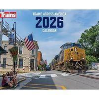 Trains Across America 2026 Wall Calendar
