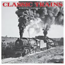 Classic Trains 2026 Wall Calendar