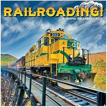 Railroading 2026 Wall Calendar