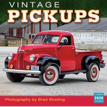 Vintage Pickups 2026 Wall Calendar