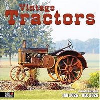 Vintage Tractors 2026 Wall Calendar