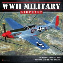 WWII Military Aircraft 2026 Mini Wall Calendar