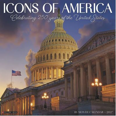 Icons of America 2027 Wall Calendar