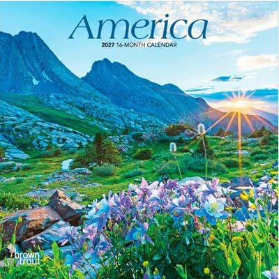 America 2027 Mini Wall Calendar