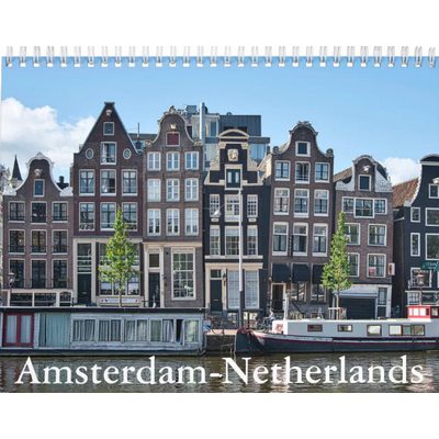 Amsterdam-Netherlands Wall Calendar