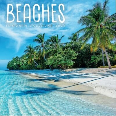 Beaches 2027 Mini Wall Calendar
