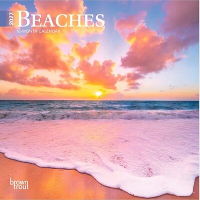 Beaches 2027 Mini Wall Calendar