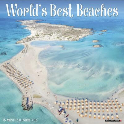 Worlds Best Beaches 2027 Wall Calendar